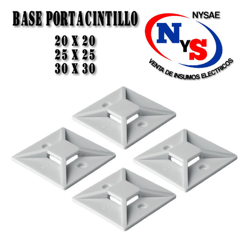 Base Porta Cintillo 25 X 25 Mm