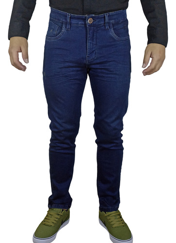 Pantalón Jean Jaco Ronaldo Para Hombre - Azul