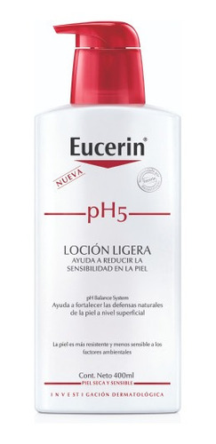 Eucerin Ph5 Locion 400 Ml. C/valvula Piel Seca Y