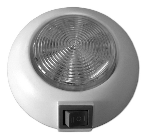 Plafon Redondo Interior 24 Led Blanco Frio Con Switch Pl015