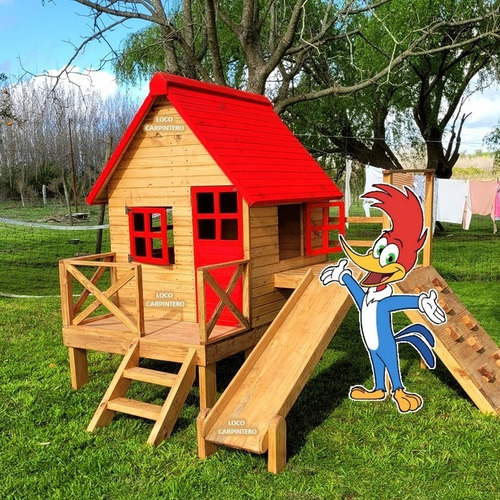 Imagen 3 de 7 de Casita De Madera Infantil Día Del Niño Navidad Reyes 2021 04