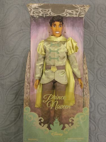 Muñeco Figura Príncipe Naveen Disney Original 