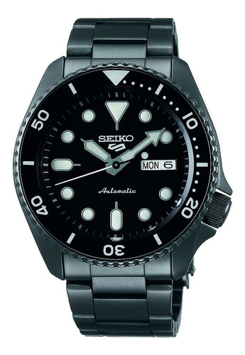 Reloj Hombre Seiko Srpd65 Automático Pulso Gris En Acero