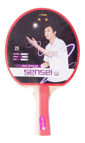 Paleta Ping Pong Sensei 2 Star Jqrvzz003z