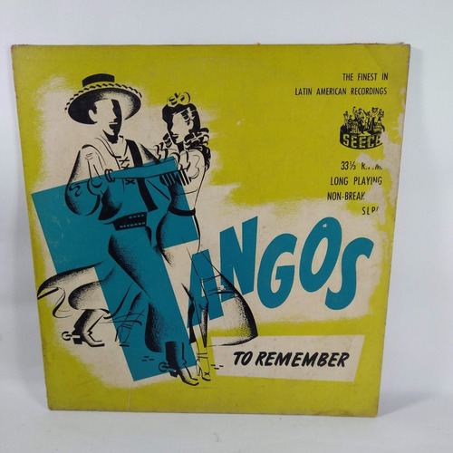 Lp Vinyl Various  Tangos To Remember 10   Americano  1950