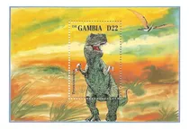 Comprar Gambia 1995 Fauna Prehistórica Dinosaurios Yv Bl 243 Mnh