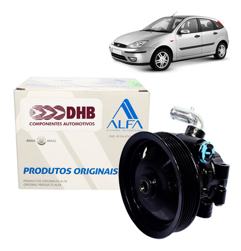 Bomba Para Caixa Direção Dhb Ford Focus 2.0 16v 2002