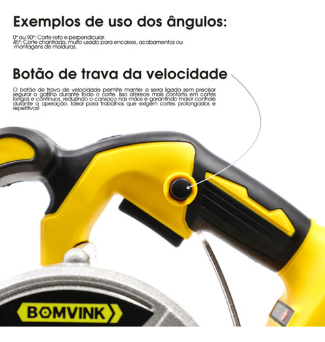 Serra Circular Sem Fio Recarregável Portátil 2 Baterias 21v