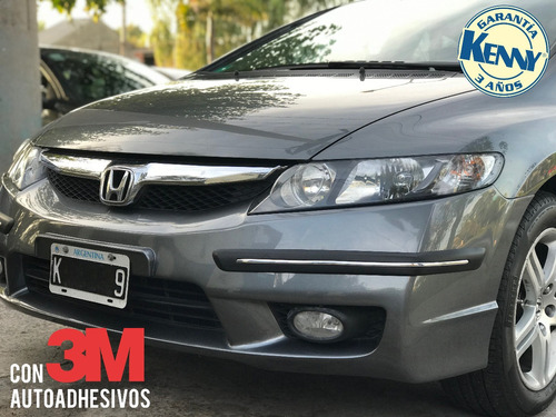 Honda Civic 2009 Gomas Molduras De Paragolpes C/cromo Kenny