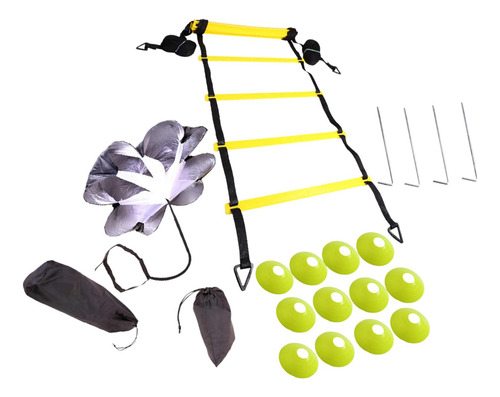 El Conjunto De Entrenamiento Agility Ladder Color Aleatorio