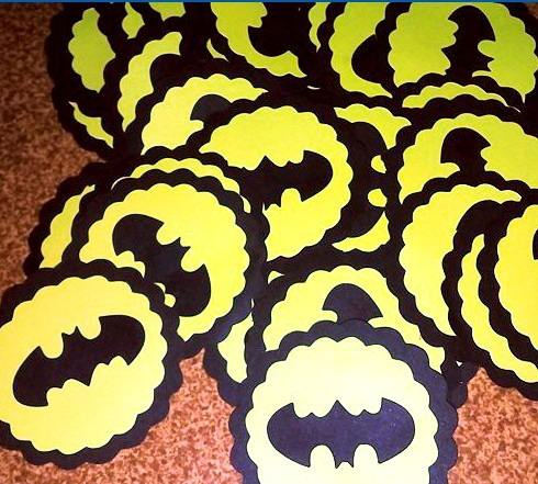 50 Toppers Tema Batman Para Decoração De Festa Intafil