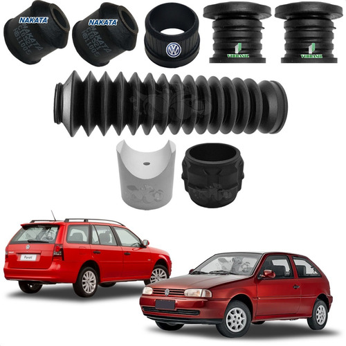 Kit Bucha Caixa Direção Barra Coluna Vw Gol Parati G2 G3 G4