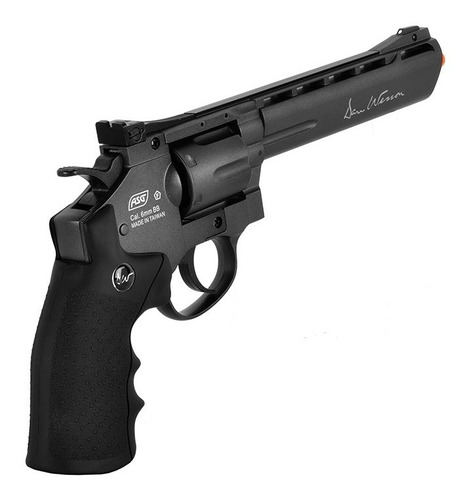 Magnum Revolver 6mm Co2 Asg Dan Wesson 6 Negro | Envío gratis