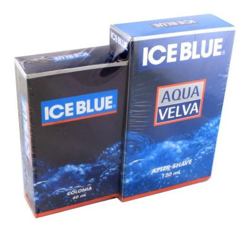 After Shave 120ml + Colonia 60ml Ice Blue Aqua Vel (5 Unid) 