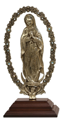 Virgen De Guadalupe Baño De Oro  