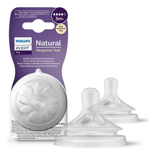 Tetina Natural 3.0  Avent Response Scy964/02 3m+