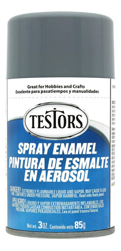 Testor Corp Pintura Esmalte Gris Lata 3oz