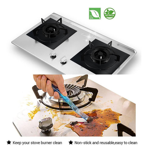 Protector De Estufa De Aluminio Reutilizable, 4 Piezas