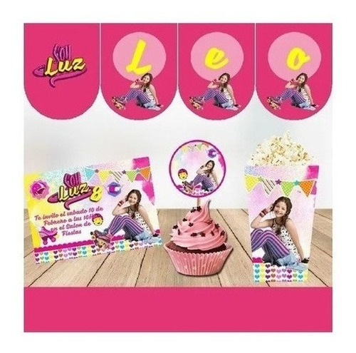 Kit Imprimible Editable Cumpleaños Soy Luna Envio Via