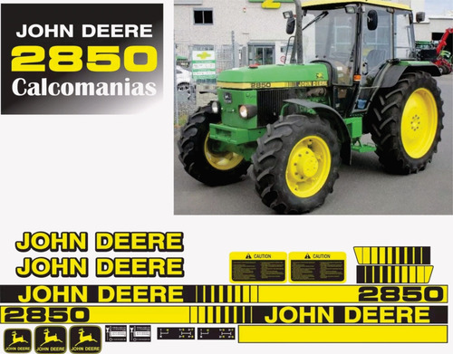 Kits Calcomanías Para Tractor John Deere2850