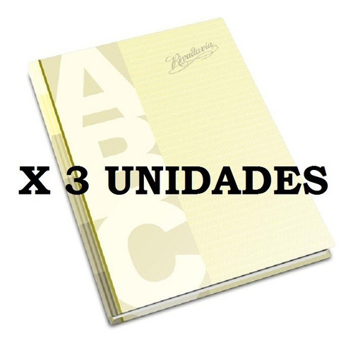 Cuaderno Rivadavia Abc Nº 3 Liso X 98 Hojas T.d. X3 Unidades