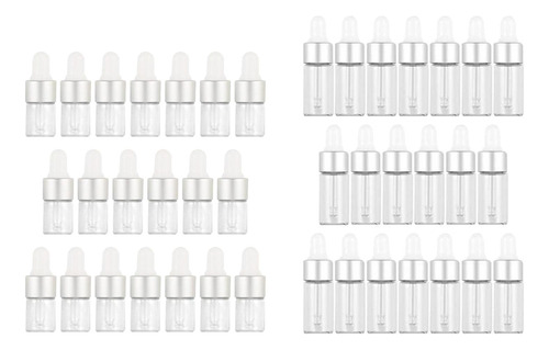 40 Botellas De Vidrio Vacías Con Cuentagotas Para Aceites