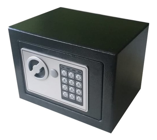 Caja Fuerte Seguridad Digital 23x17x17cm Mini Negra Tio Musa