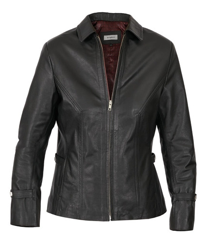 Campera Mujer Cuero Briganti Abrigos Chaqueta - Mxcp09974