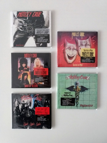 Motley Crue / Crucial Crue 40th Anniversary 5cds Usa Version