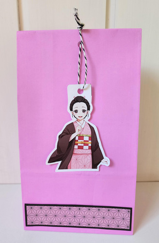 Demon Slayer Nesuko Bolsitas Para Golosinas X 5 Unidades