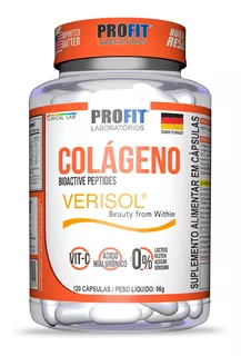 Colágeno Verisol 120 Cáps Com Ácido Hialurônico - Profit Sabor Sem sabor