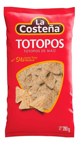 Totopos de Maíz La Costeña 280g