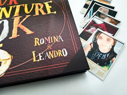 Imagen 2 de 9 de A4 Libro Aventuras Up Album Personalizado Tapa + 9 Fotos!