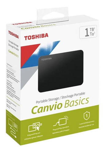 Disco Duro Externo 1tb Toshiba Canvio Basic