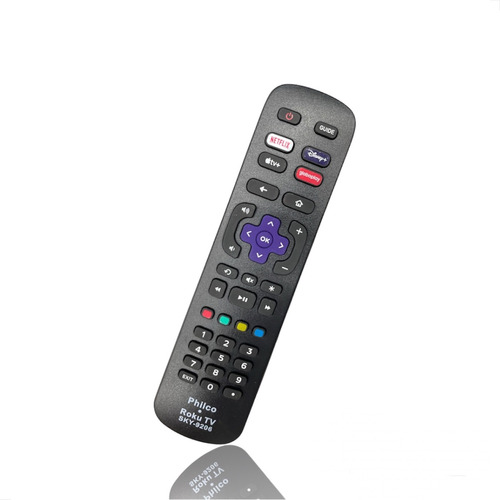 Controle Remoto Compatível C/ Tv Semp Tcl Roku Led Smart