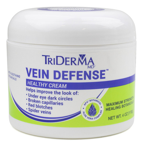 Triderma Vein Defense Crema Saludable 4 Onzas