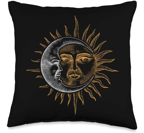 Vintage Astronomy  S Sun Moon Planets Astronauta Cojín...