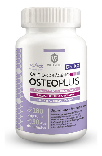 Osteoplus Wellplus 180 cápsulas