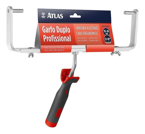 Garfo Duplo Profissional 30-46cm Atlas - Leve E Durável