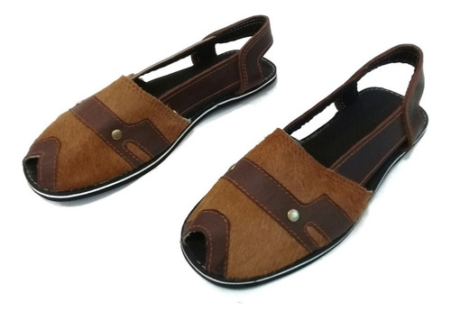 Alpargata Criolla Larense De Puro Cuero Unisex