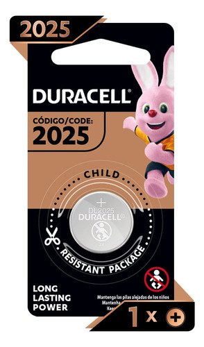 Pila Litio Boton Duracell 3v Dl/cr 2025