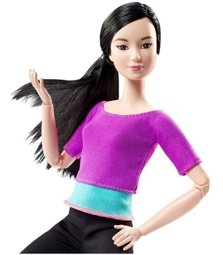 Imagem 6 de 9 de Barbie To Move Top Roxo Cab. Preto Oriental Ms Sj