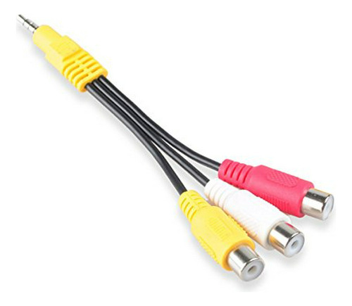 Conwork 3.5mm Estéreo Macho A 3 Rca Hembra Splitter Cable De