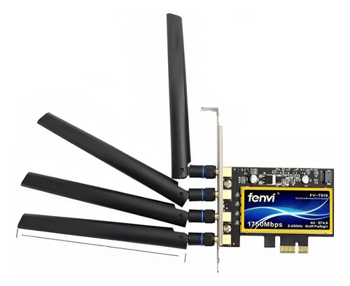 Adaptador Pci-e Wireless Dual Band Ac 1300 Mbps Hackintosh
