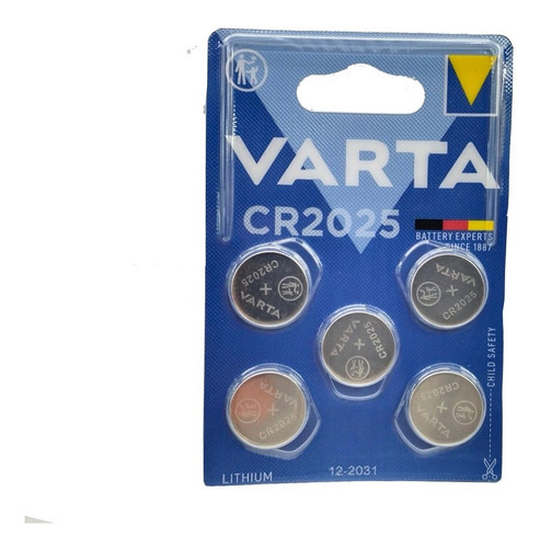 Vcr2025-b5 - Pila Varta Lithoun 3 V. Blister X 5