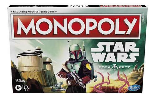 Monopoly Star Wars Boba Fett Juego De Mesa Hasbro Gaming