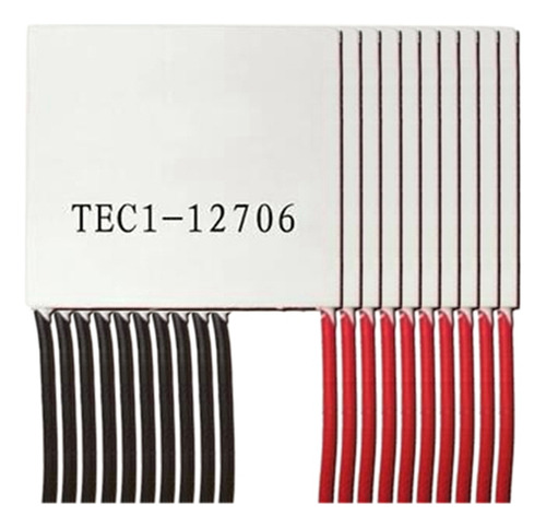 10 Piezas Elements Peltier Tec1-12706 Termoeléctrico Peltier