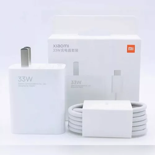 Cargador Xiaomi 33w Charger (type-a) Color Blanco
