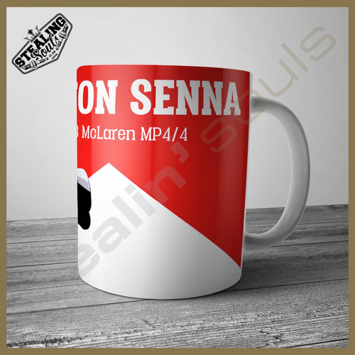 Taza Fierrera - Formula 1 #849 | Ayrton Senna - F1
