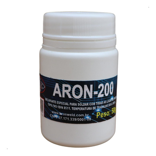 Fluxo Solda Prata Foscoper Aron-200 Pasta 50gr Refrigeração